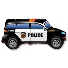 Фольгована кулька фігура "Поліцейська машина" Flexmetal 85х46 см. (1шт.)