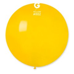 Воздушные шарики 31" Пастель гиганты Gemar G220-02 желтый (80 см)