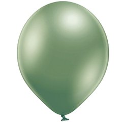 Латексна кулька Belbal зелений лайм (608) хром В105 12" (30см) 25шт