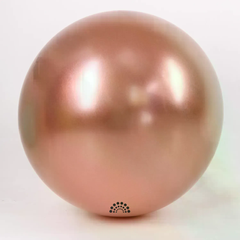 Латексна кулька-гігант Show (Rose Gold Brilliance 204) рожеве золото хром 19"(47,5см) 1шт