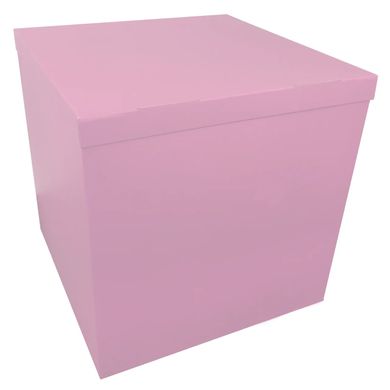 Коробка для шаров 70*70*70см двухсторонняя розовая, 1 шт