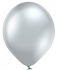 Латексна кулька Belbal срібна (601) хром B105 12" (30см) 25шт