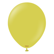 Латексна кулька Kalisan оливкова (Retro olive) пастель 5"(12,5см) 100шт