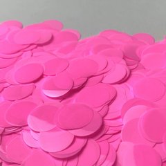 Конфеті кружечки рожевого кольору (пастель) 12мм., 100 гр./уп.
