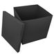 Коробка для шаров 70*70*70см двухсторонняя черная, 1 шт