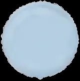 Фольгована кулька "Коло" блакитна пастель Flexmetal 18" (45 см) 1 шт