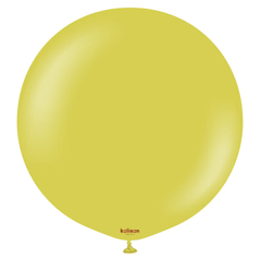 Латексна кулька Kalisan оливкова (Retro olive) пастель 18"(45см) 1шт