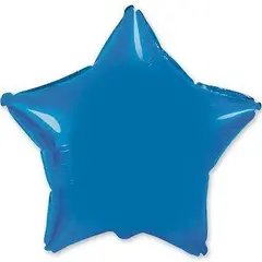 Фольгована кулька "Зірка" синя Flexmetal 9" (22,5 см) 1 шт