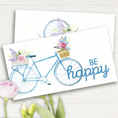 Подарунковий конверт "Be happy"