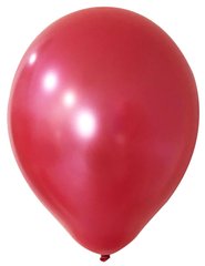 Латексна кулька Balonevi червона (M03) металік 10" (25 см.) 100шт.