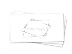Паперовий конверт на гроші білий "З ювілеєм" срібне тиснення 1шт.