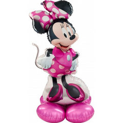 Фольгована кулька фігура "Мишка дівчинка" (122х64см) 1шт.