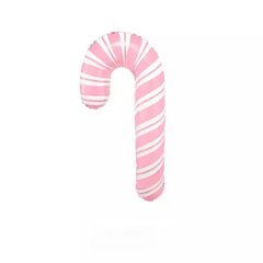 Фольгована кулька фігура Pinan "Льодяник" рожево-біла 75 см. в уп. (1шт.) 2
