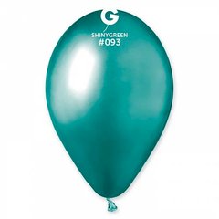 Латексные шары 13’’ хром Gemar зеленый, (32 см), 50 шт