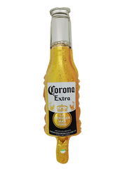 Фольгована кулька міні-фігура "Пиво corona" жовта (25см) 1шт.