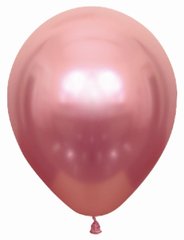 12" Хромова повітряна кулька Balonevi рожевого кольору (50шт)