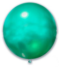 Латексна кулька Show зелена хром 21" (52,5 см) 1 шт