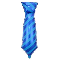 Фольгована кулька фігура Pinan "Краватка" синя 99х32 см. в уп. (1шт.)