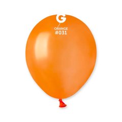 Латексна кулька Gemar помаранчева (31) металік 5" (12,5 см.) 100шт.
