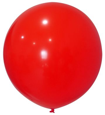 24" Кулька-гігант Balonevi червоного кольору (1шт)