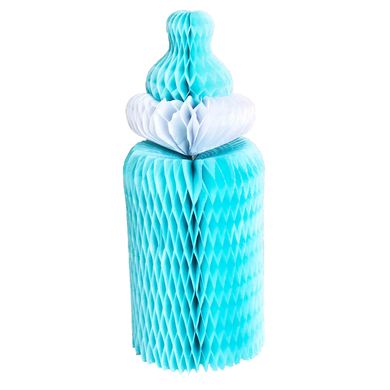 Бумажный декор, Детская бутылочка, голубая