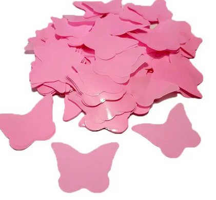 Конфеті метелики рожевого кольору, 100 гр./уп.