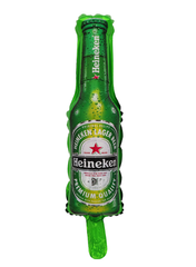 Фольгована кулька міні-фігура "Пиво Haineken" зелена (25см) 1шт.