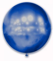 Латексна кулька Show синя 21" хром (52,5 см) 1 шт