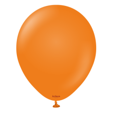 Латексна кулька Kalisan оранжева (Orange) пастель 5"(12,5см) 100шт