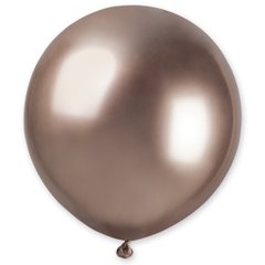 Воздушный шар 19’ хром Gemar Розовое золото (48 см), 10 шт