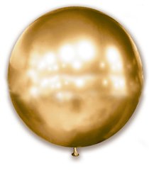 Латексна кулька Show золота хром 21" (52,5 см) 1 шт