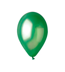 Латексна кулька Gemar зелена (37) металік 10" (26 см) 100 шт