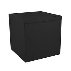 Коробка-сюрприз чорного кольору (з обох боків). Розмір 700х700х700мм