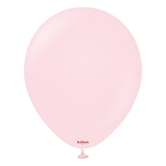 Латексна кулька Kalisan світло-рожева (light pink) пастель 12"(30см) 100шт