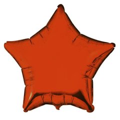 Фольгована кулька "Зірка" оранжева металік Flexmetal 18"(45см) 1шт.