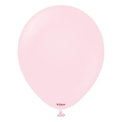 Латексна кулька Kalisan світло-рожева (light pink) пастель 12"(30см) 100шт