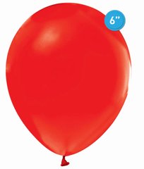 6" повітряна кулька Balonevi червоного кольору 100шт