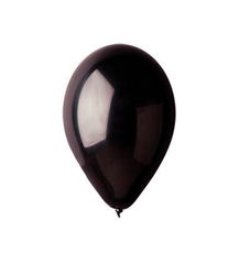 Латексна кулька Gemar чорна (65) металік 10" (26 см) 100 шт
