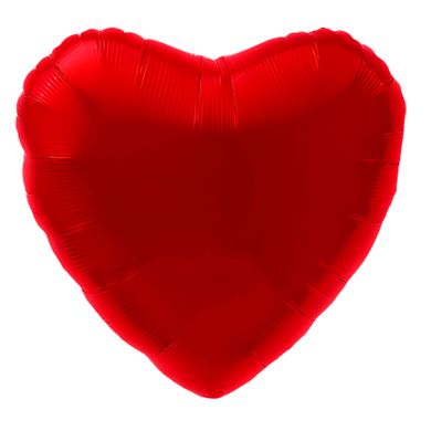 Фольгированный шар 19’ Agura (Агура), уценка, Сердце красное, 49 см