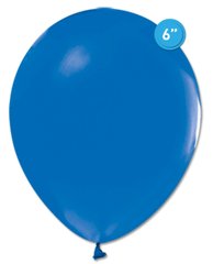 6" повітряна кулька Balonevi синього кольору 100шт