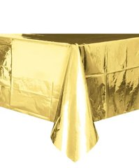 Святкова cкатертина золота 137х183 см. (1 шт.)