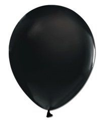 10"(2,2грам) Повітряна кулька Balonevi чорного кольору 100шт