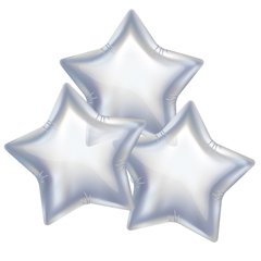 Кулька плівка КНР зірка 18' (44см) прозора (1 шт)