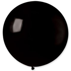 Кулька латекс ДЖ Gemar 31' (80см) пастель 14 чорний, без смужок (1 шт)
