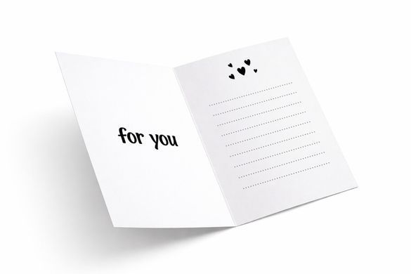 Відкритка funmi "Love you mom" рожева S (115х80мм) 1 шт.