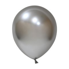 Латексна кулька Balonevi срібна (H23) хром 18" (45см) 1шт.