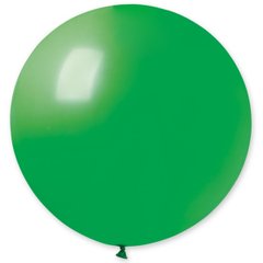 Латексна кулька Gemar зелена (12) пастель, без смужок 31" (80 см) 1 шт