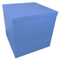 Коробка для шаров 70*70*70см двухсторонняя синяя,1 шт