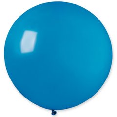 Латексна кулька Gemar синя (10) пастель, без смужок 31" (80 см) 1 шт