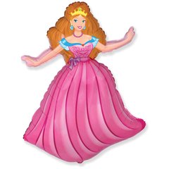 Фольгована кулька фігура "Принцеса" Flexmetal 99х69 см. (1шт.)